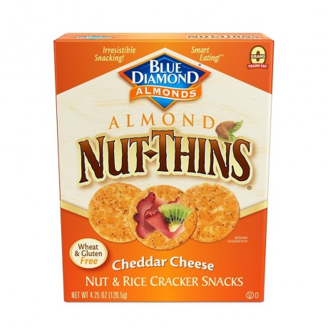 Blue Diamond Cheddar Cheese Thin Crackers (12x4.25 Oz)