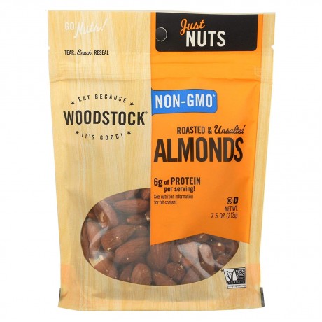 Woodstock Roasted N/S Almonds (8x7.5OZ )