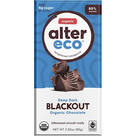 Alter Eco Dark Chocolate Blackout (12x2.82OZ )