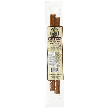 Nick's Sticks Free Range Turkey Snack Sticks (25x1.7 OZ)