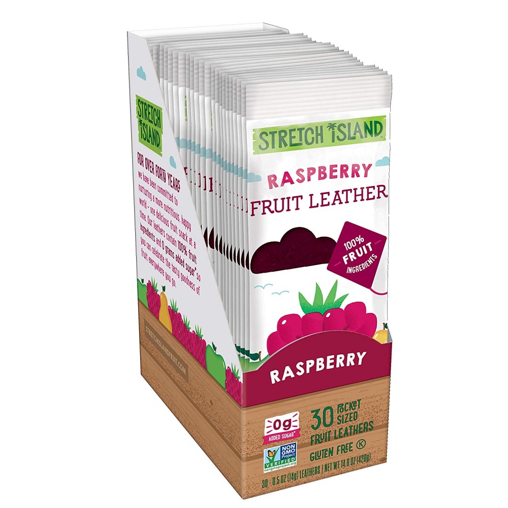 Strech Island Raspberry Fruit Leather (30x.5 Oz)