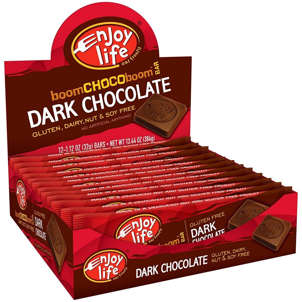 Enjoy Life Foods Boom Choco Boom Dark Chocolate Bar (24x1.12 Oz)