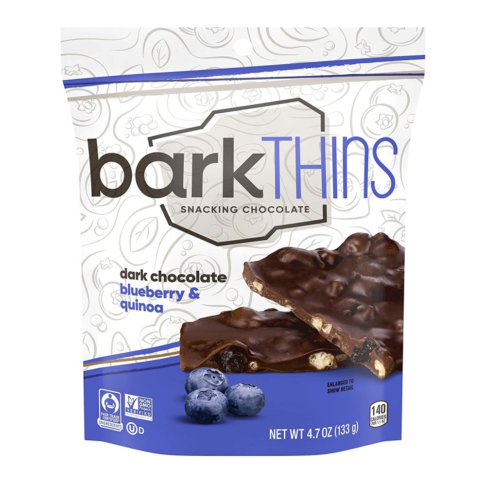 Bark Thins Dark Chocolate, Blueberry Quinoa (12x4.7 OZ)