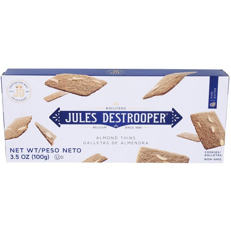 Jules Destrooper Almond Thins (12x3.5Oz)