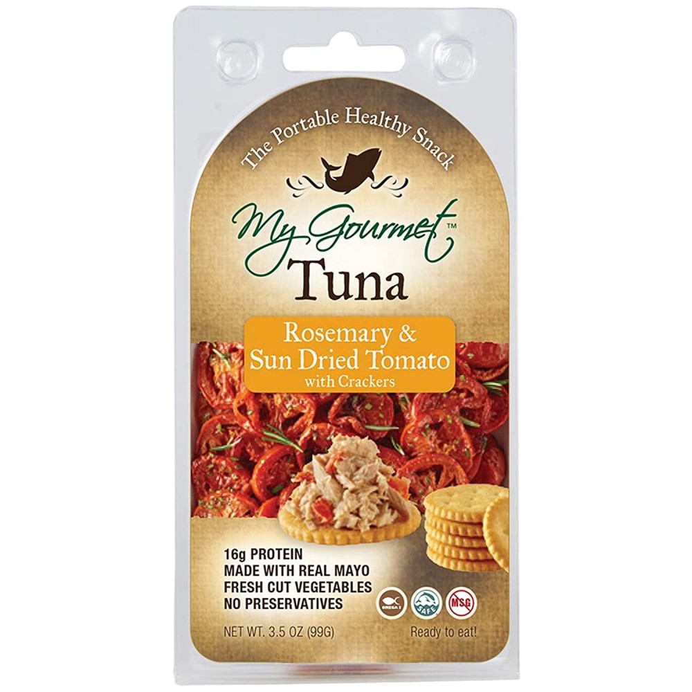 My Gourmet Tuna Rosemary Sundried Tomato with Crackers (12x3.5 OZ)