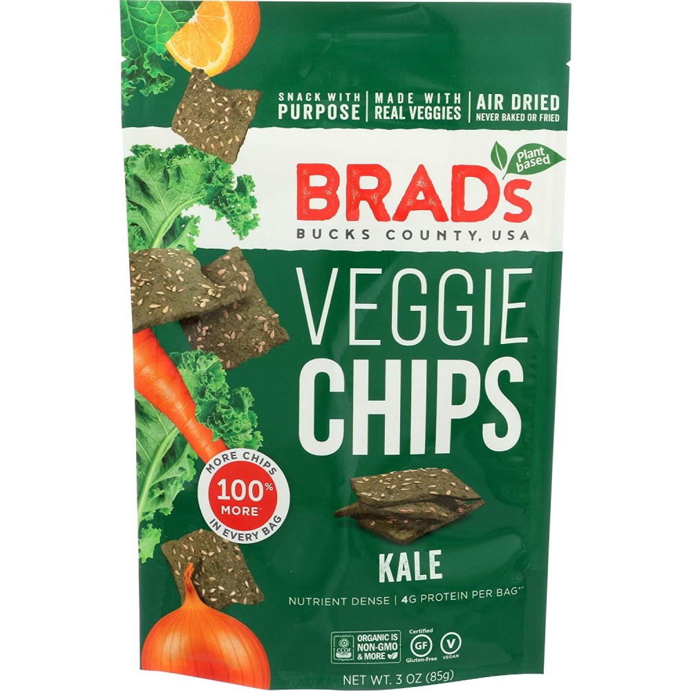 Brad's Raw Chips, Kale (12x3Oz)