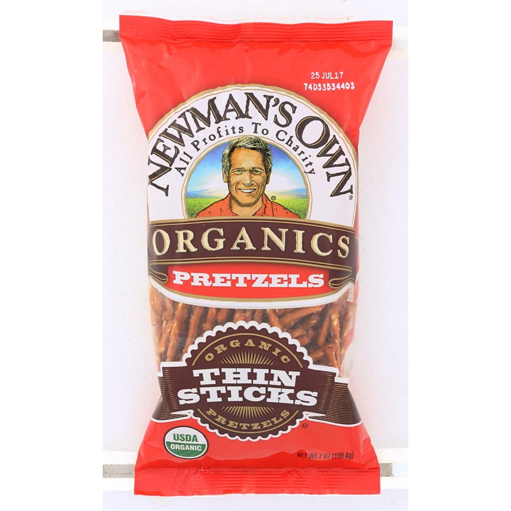 Newman's Own Organics Thin Pretzel Sticks (12x7 Oz)