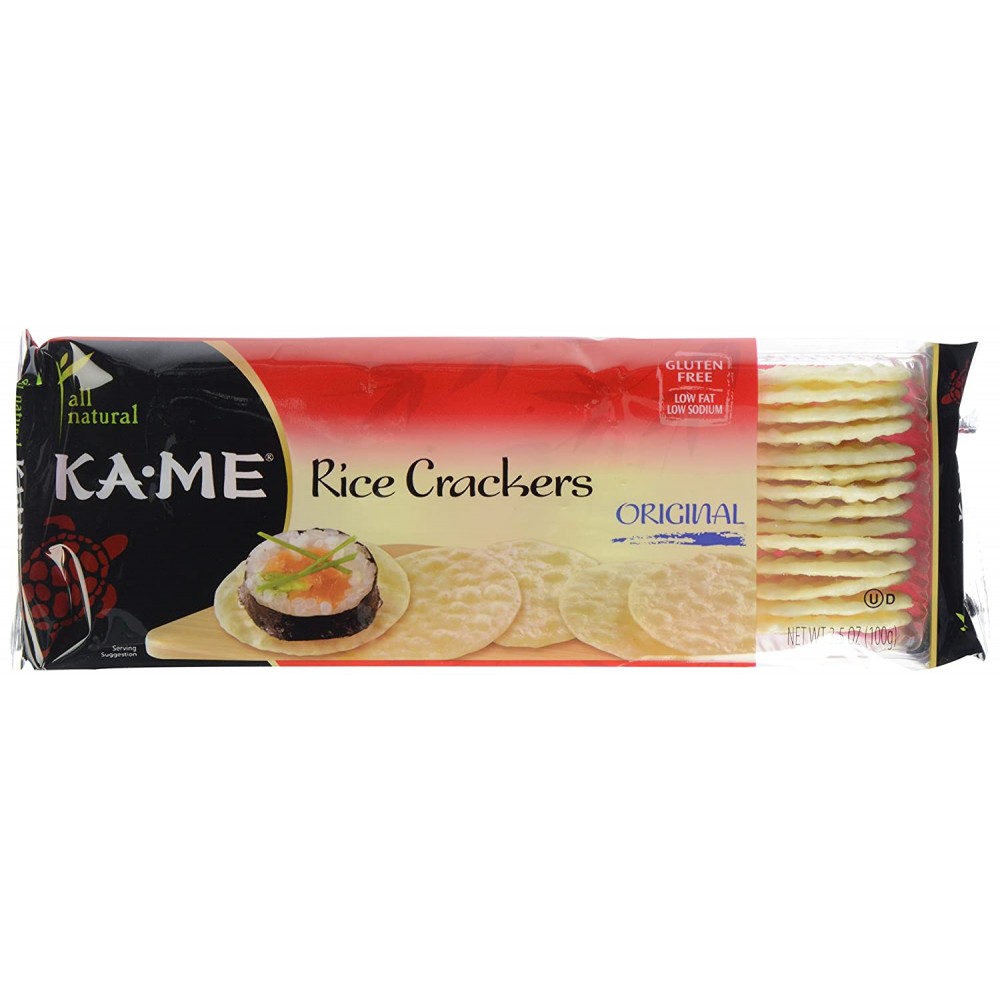 Ka-Me Plain Rice Cracker (12x3.5OZ )