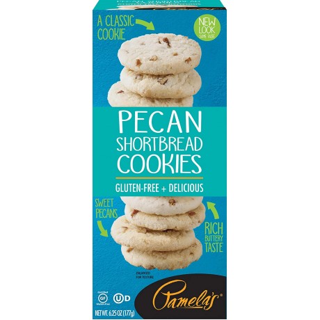 Pamelas Pecan Shortbread Wheat Free/Gluten Free