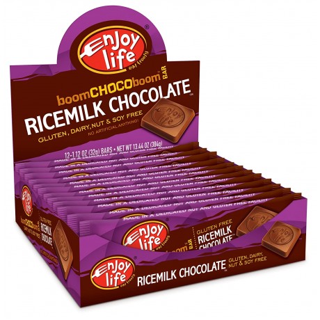 Enjoy Life Foods Rice Milk Chocolate Bar Dairy Free (24x1.4 Oz)