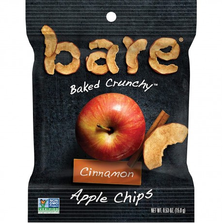 Bare Fruit Cinn Apple Chips (24x15GR )