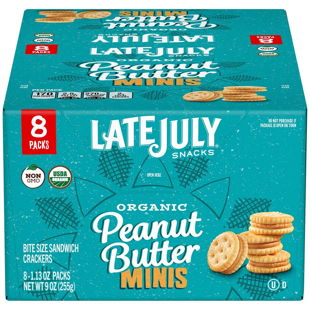 Late July Mini Peanut Butter Sandwich Cracker (4x8x1.125Z)