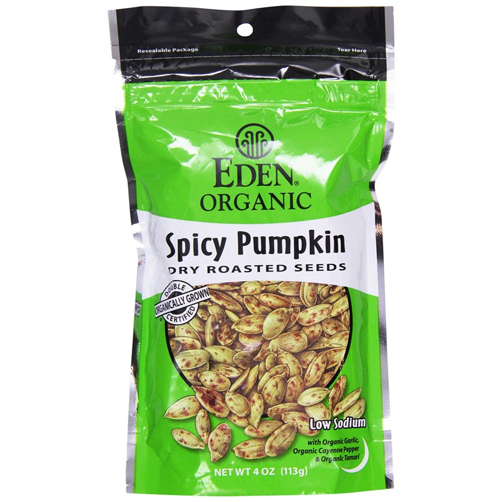 Eden Foods Spicy Pumpkins Seeds (15x4 Oz)