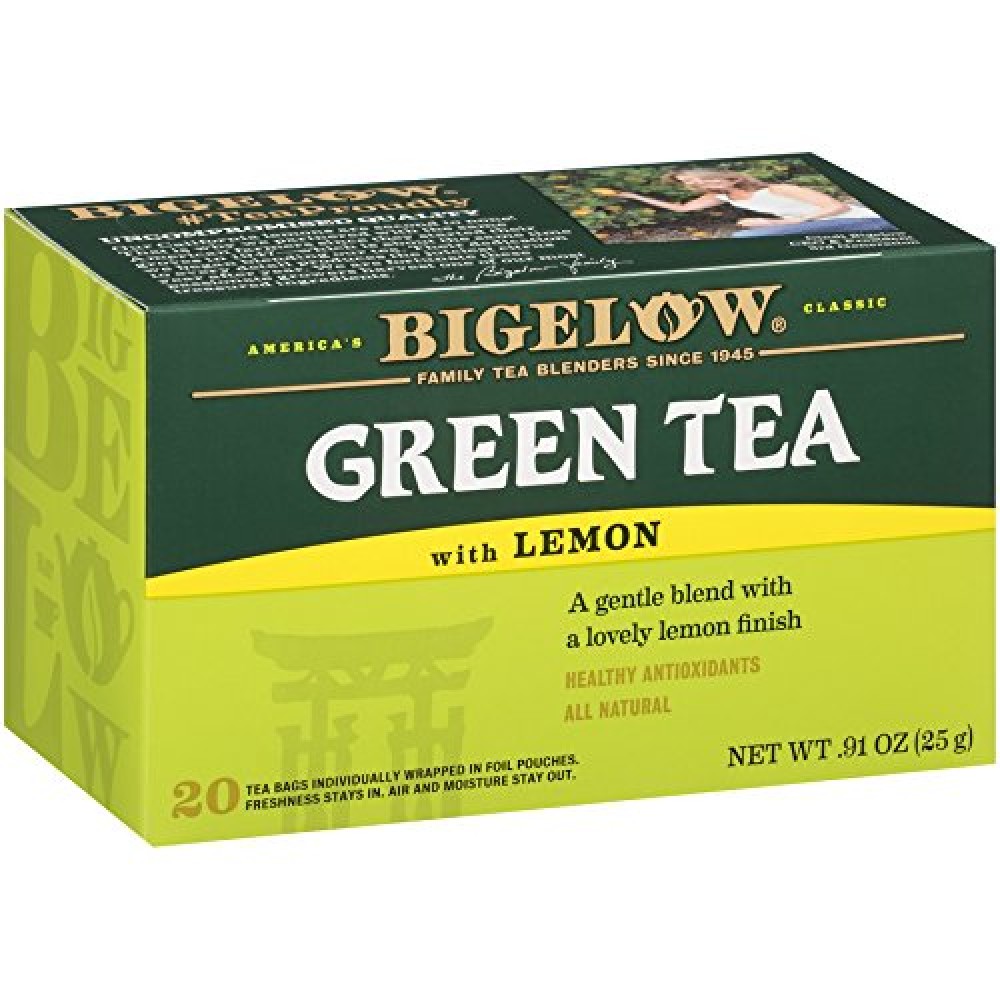 Bigelow Green Tea With Lemon (6x20 Bag)