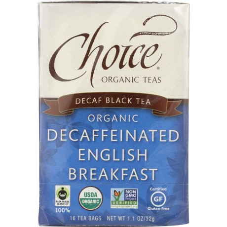 Choice Organic Teas Decaf English Breakfast (6x16 Bag)