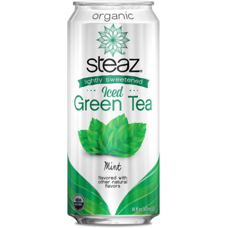 Steaz Energy Mint Iced Green Tea (12x16 Oz)