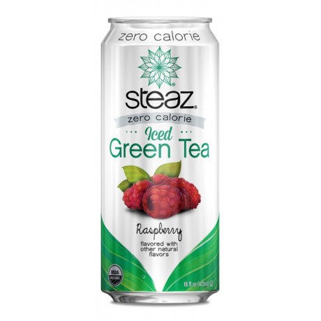 Steaz ZERO Calorie Raspberry (12x16 Oz)