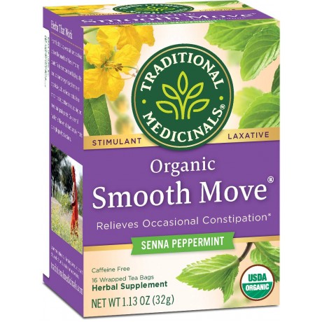 Traditional Medicinals Peppermint Smooth Move (6x16 Bag)