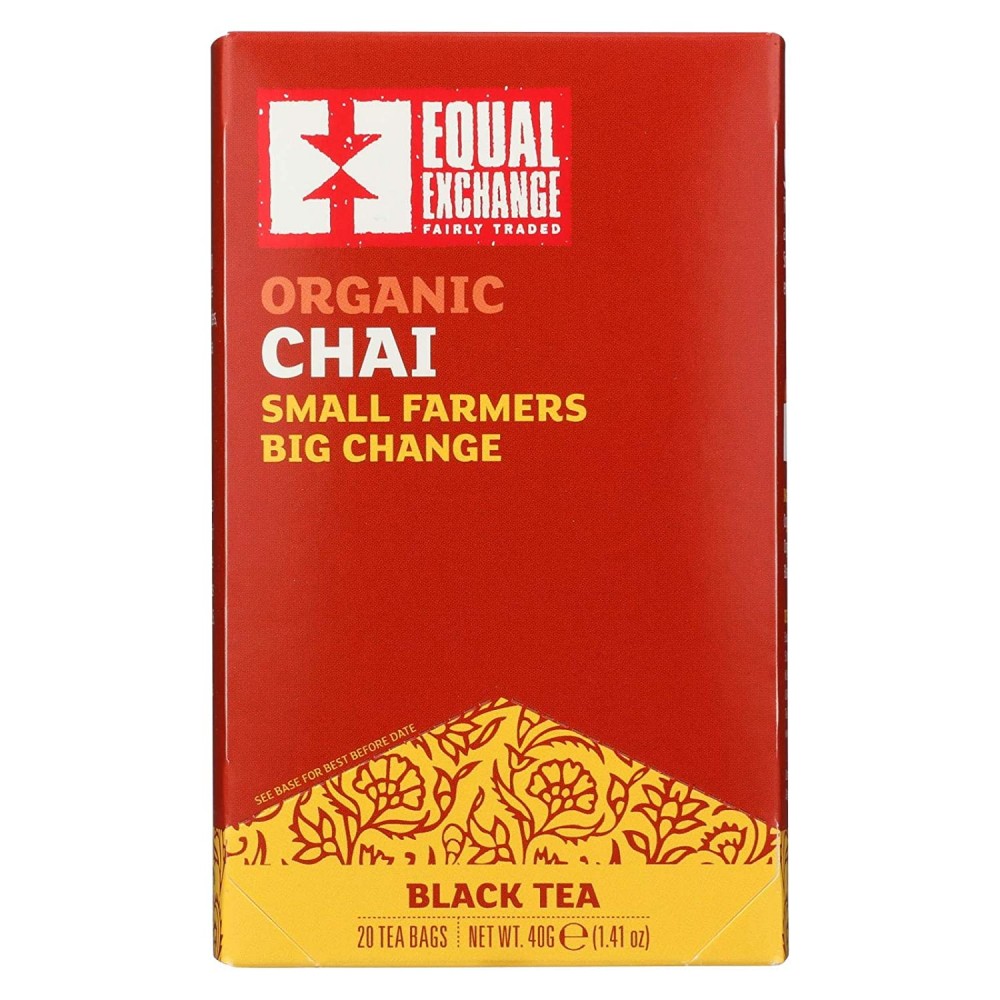 Equal Exchange Black Chai (6x20 Bag) 