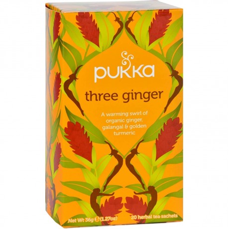 Pukka Herbs Organic Three Ginger Tea (6X20 Bag )