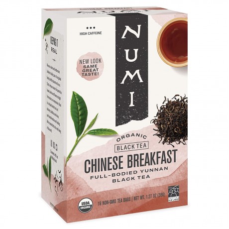 Numi Tea Chinese Breakfast Black Tea (1x18 Bag)