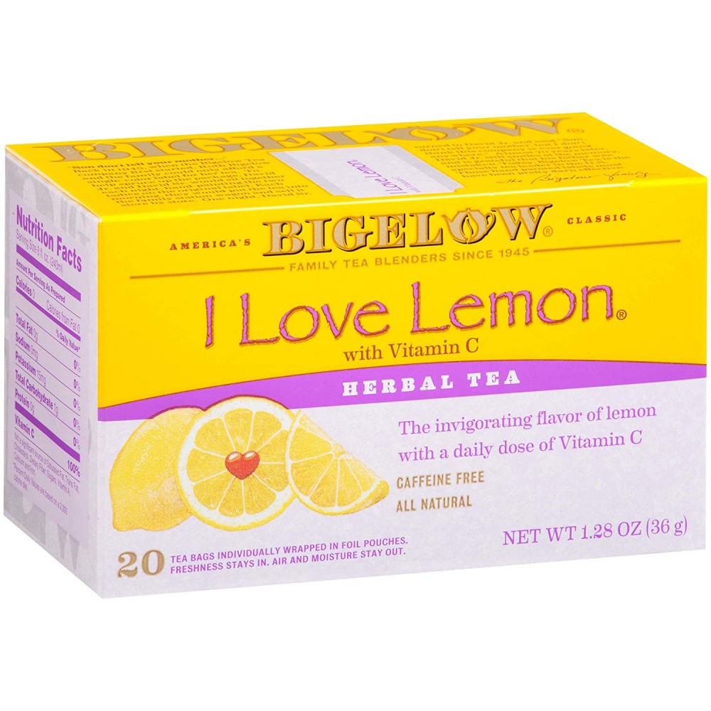 Bigelow I Love Lemon Herbal Tea (6x20 Bag )