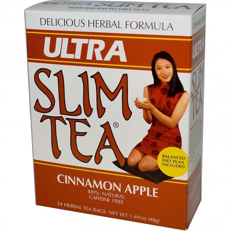 Hobe Labs Ultra Slim Tea Cinnamon Apple (1x24 Tea Bags)