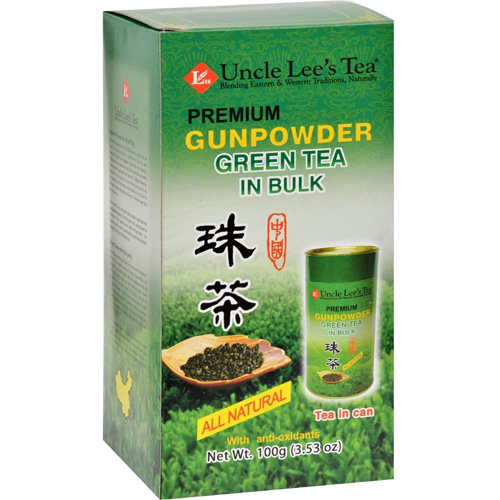 Uncle Lee's Premium Gunpowder Green Tea in Bulk 5.29 Oz