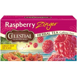 Celestial Seasonings Raspberry Zinger Herb Tea (1x20 Bag)