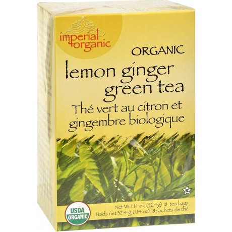 Uncle Lee's Tea Organic Imperial Lemon Ginger (1x18 Bags) 