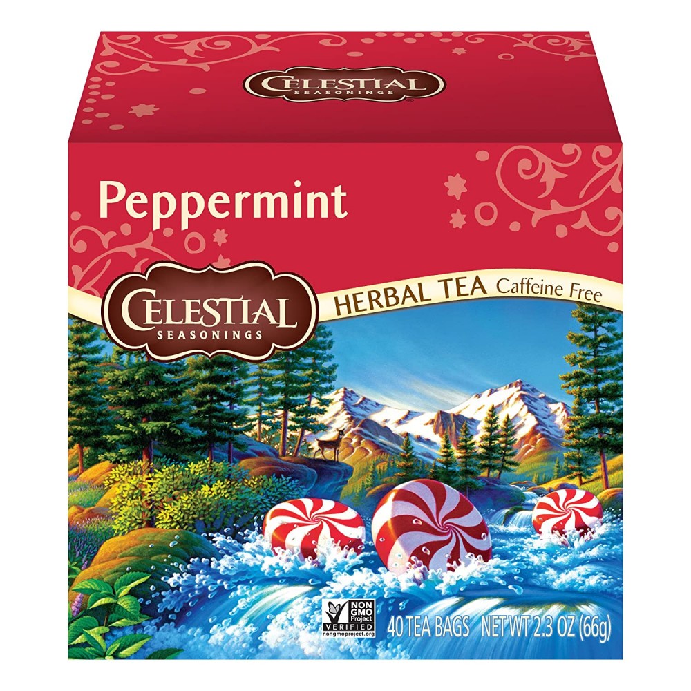 Celestial Seasonings Peppermint Herb Tea (6x40 Bag)