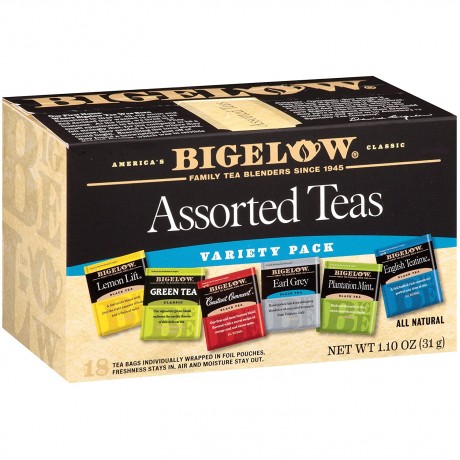 Bigelow 6 Assorted Teas (6x18 Bag )