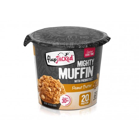 FlapJacked Mighty Muffins Peanut Butter (12x1.94 OZ)