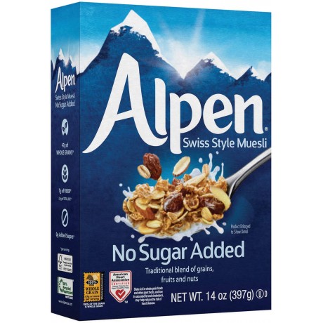 Weetabix Alpen Cereal Organic No Added Sugar (12x14Oz)