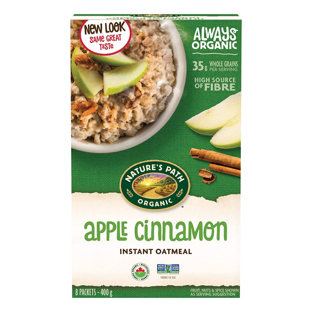 Nature's Path Apple Cinnamon Oatmeal Pouch (6x8x1.75Oz)