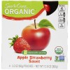 Santa Cruz Organic Apple Strawberry Sauce (6X4 Ct)