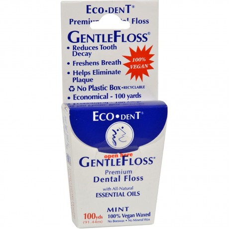 Eco-Dent Gentle Floss Dental Floss (6x100 YD)