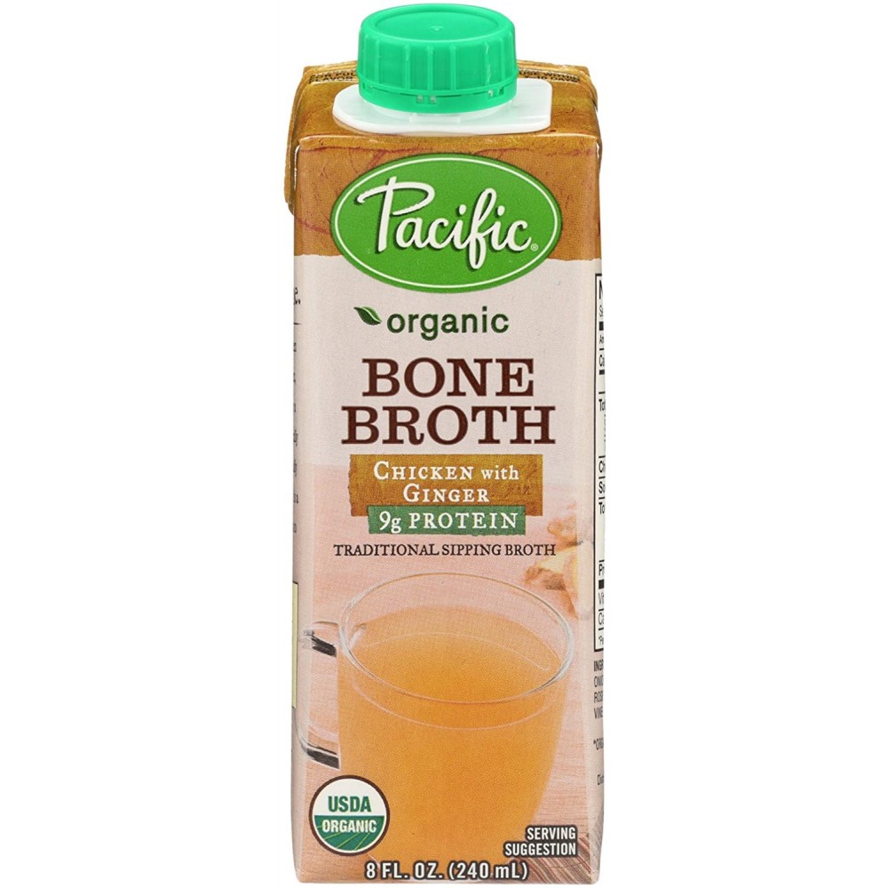 Pacific Natural Foods Pnf Chicken Ginger Bone Broth (12X8 OZ)