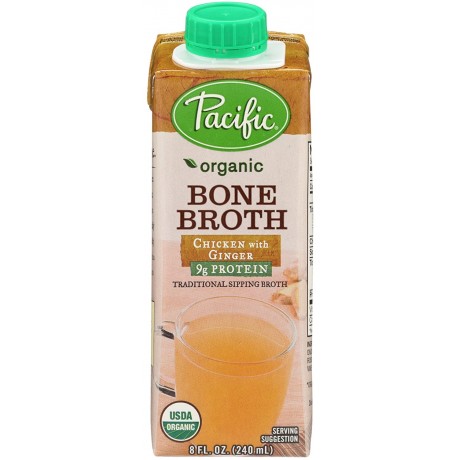 Pacific Natural Foods Pnf Chicken Ginger Bone Broth (12X8 OZ)